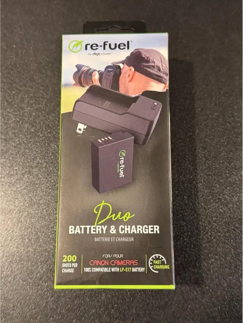 Digipower Re-Fuel Duo LP-E17 Battery & Charger Canon Cameras